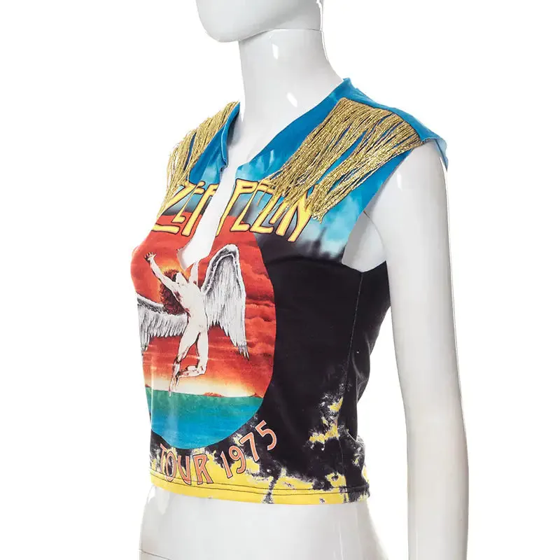 Led Zeppelin Tassel Tank Top