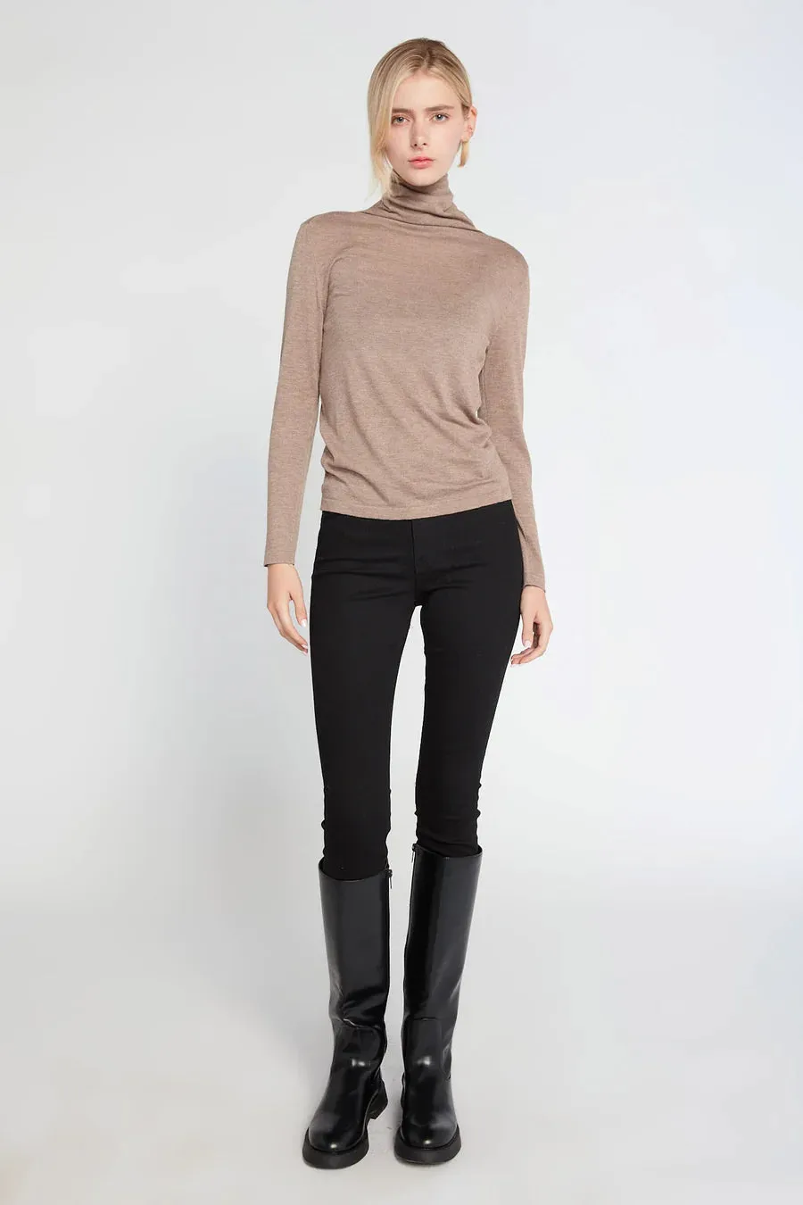 Lightweight Turtleneck Sweater