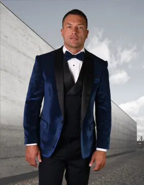 LOOK NAVY 3 PC TAILORED FIT TUXEDO