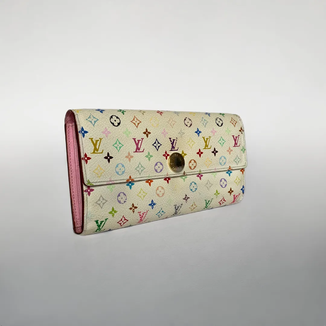 Louis Vuitton Wallet Large Multicolor Monogram Canvas