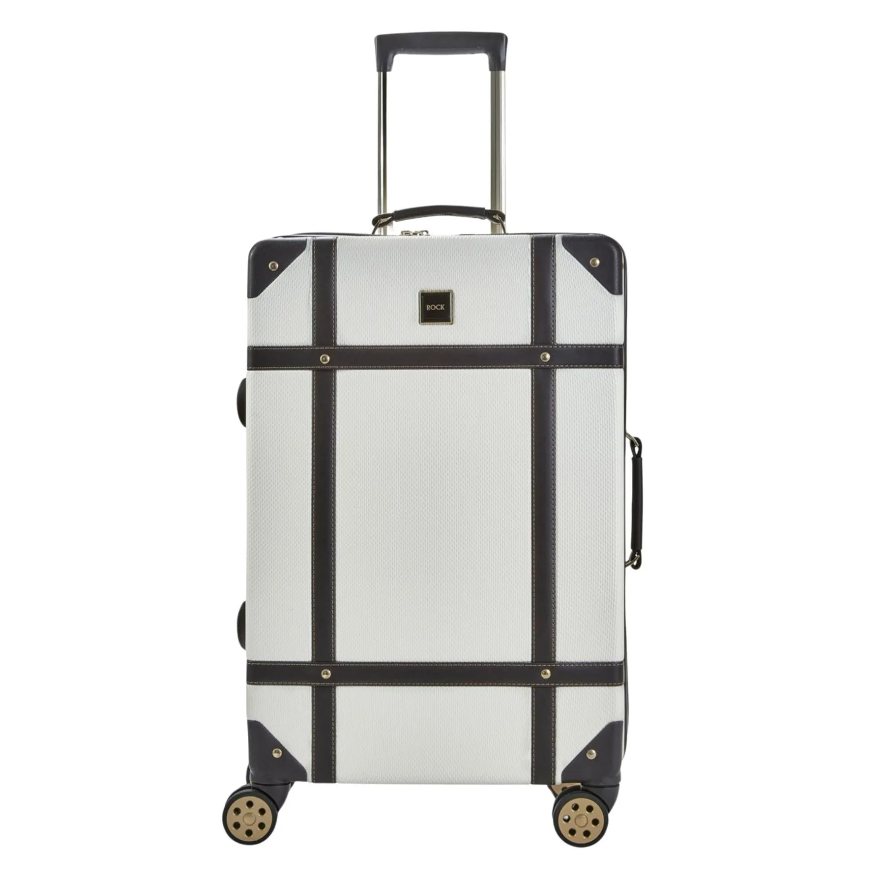 Luggage Suitcase Travel Bag Carry On Hand Cabin Check in Hard-Shell 4 Spinner Wheels Trolley Set | Vintage