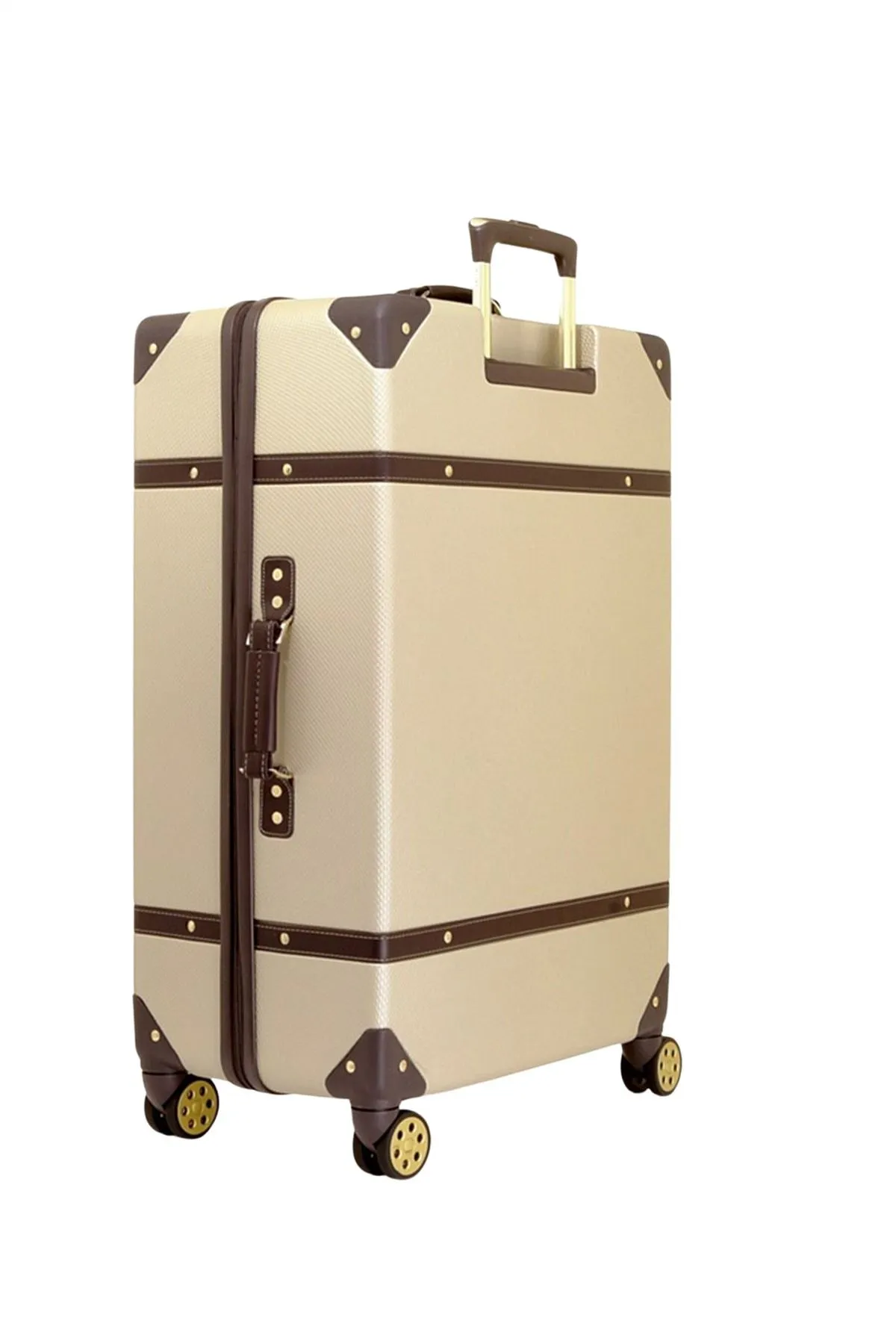 Luggage Suitcase Travel Bag Carry On Hand Cabin Check in Hard-Shell 4 Spinner Wheels Trolley Set | Vintage