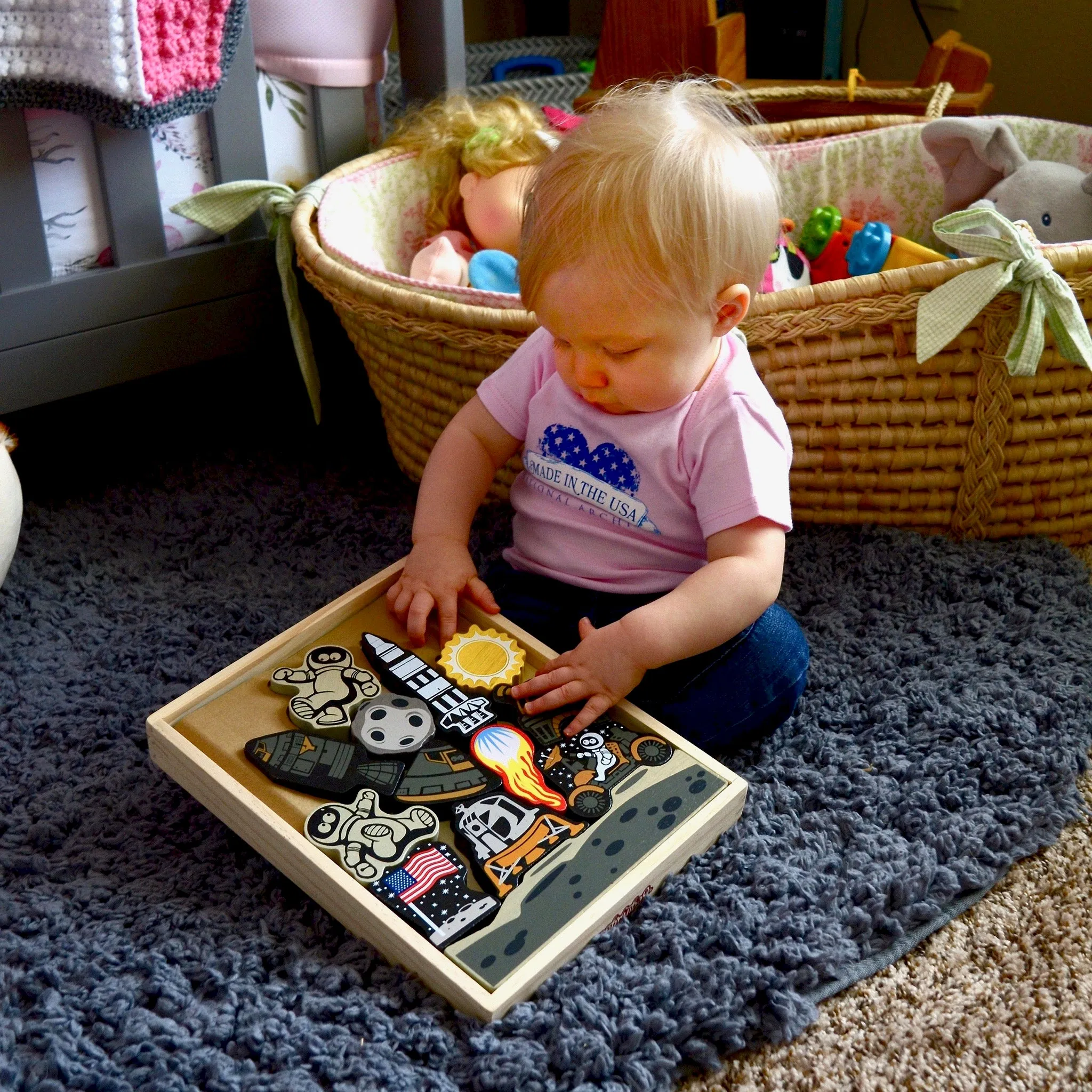 Lunar Lander Stacking Game and Play Set