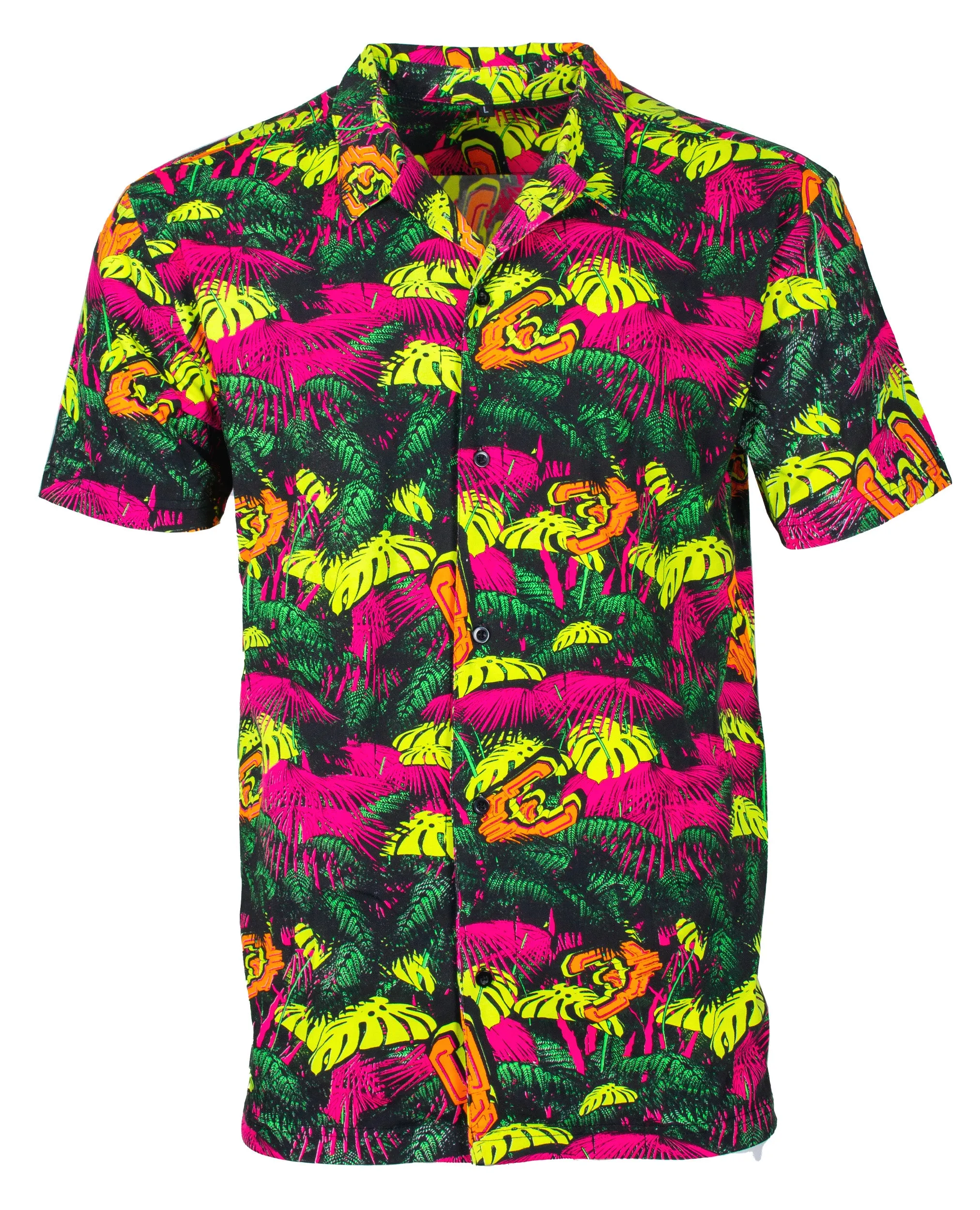 MENS SHIRT NEON JUNGLE