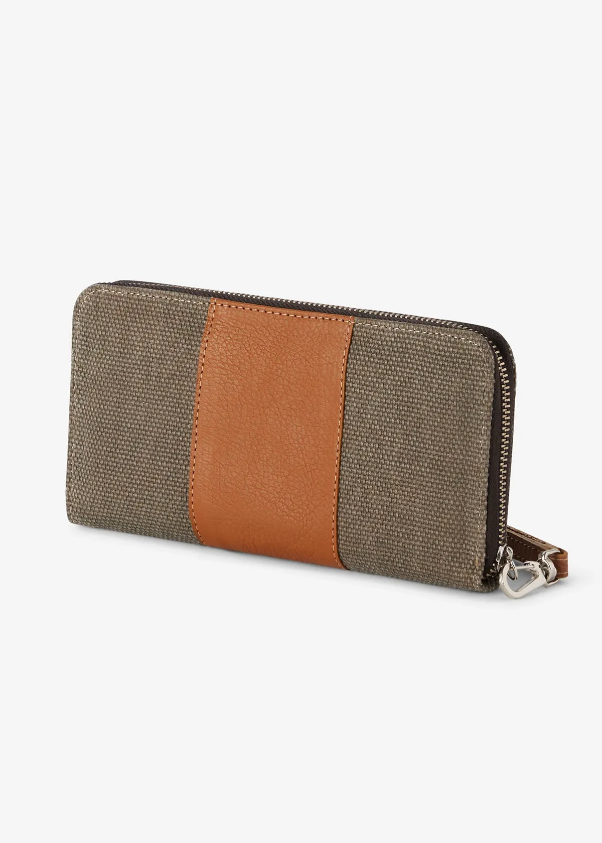 Paddock Wristlet Wallet in Vintage Canvas