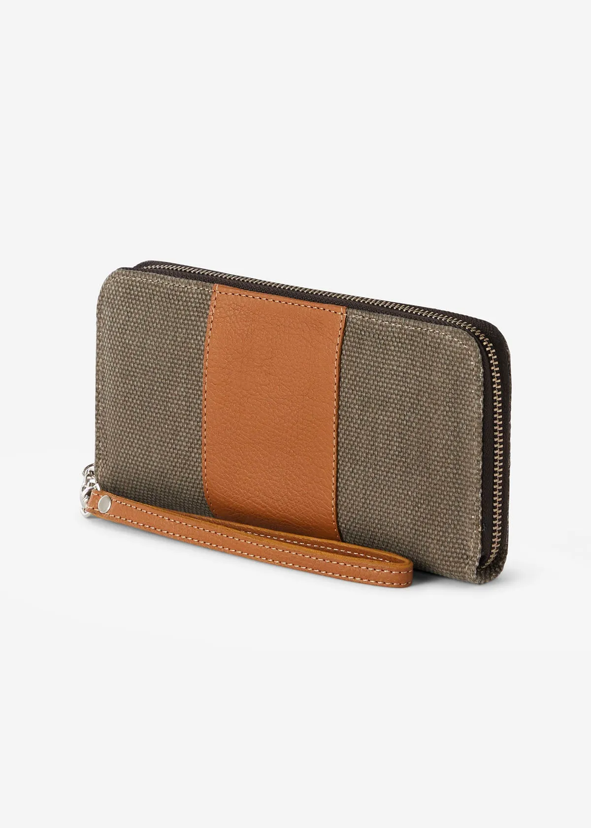 Paddock Wristlet Wallet in Vintage Canvas