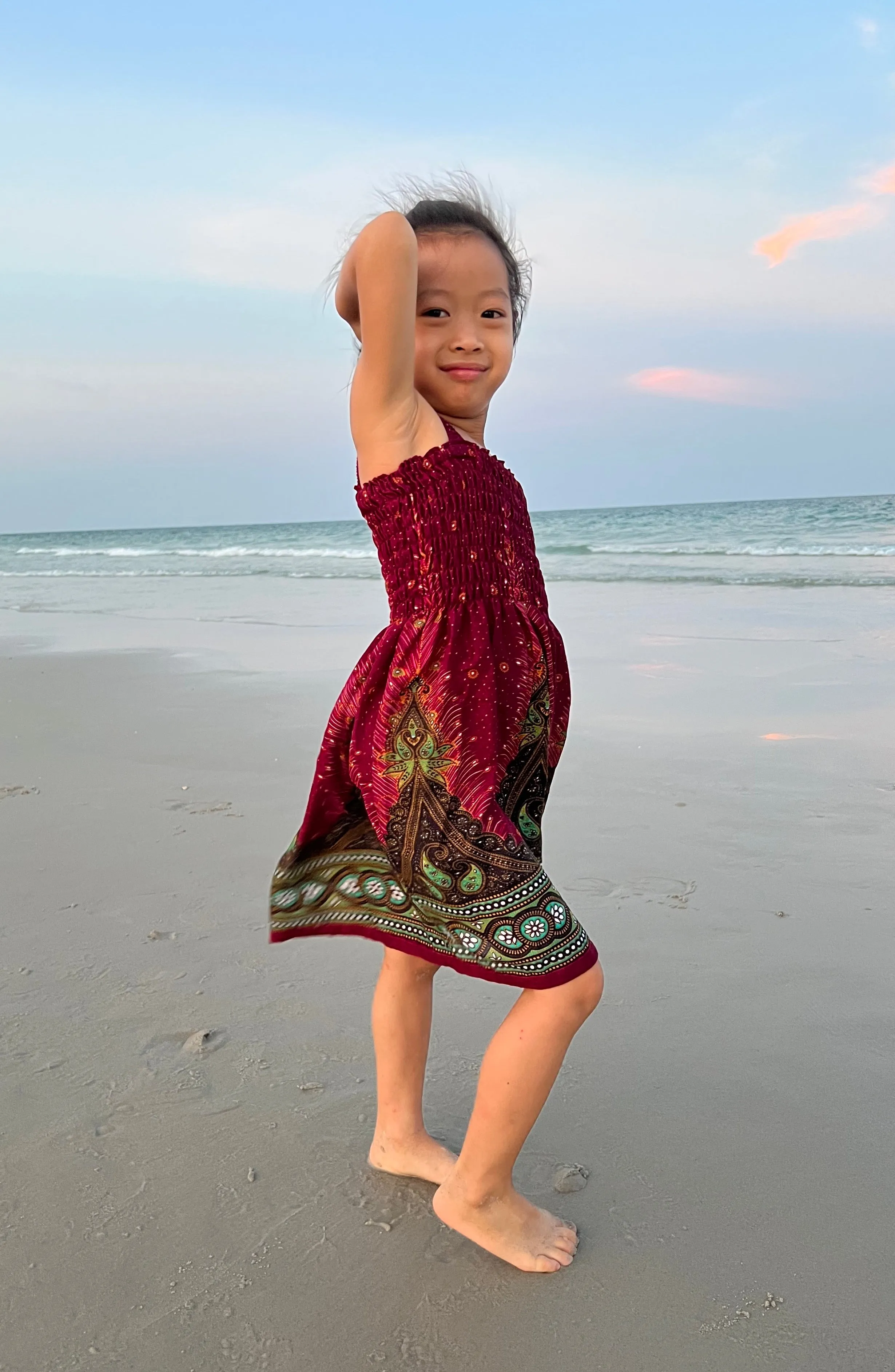 Peacock Kids Summer Dress