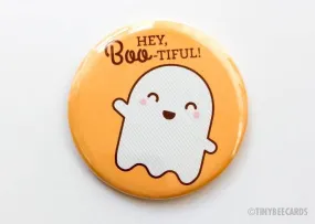 "Hey Boo-tiful" Button, Magnet, or Pocket Mirror - Tiny Bee Card