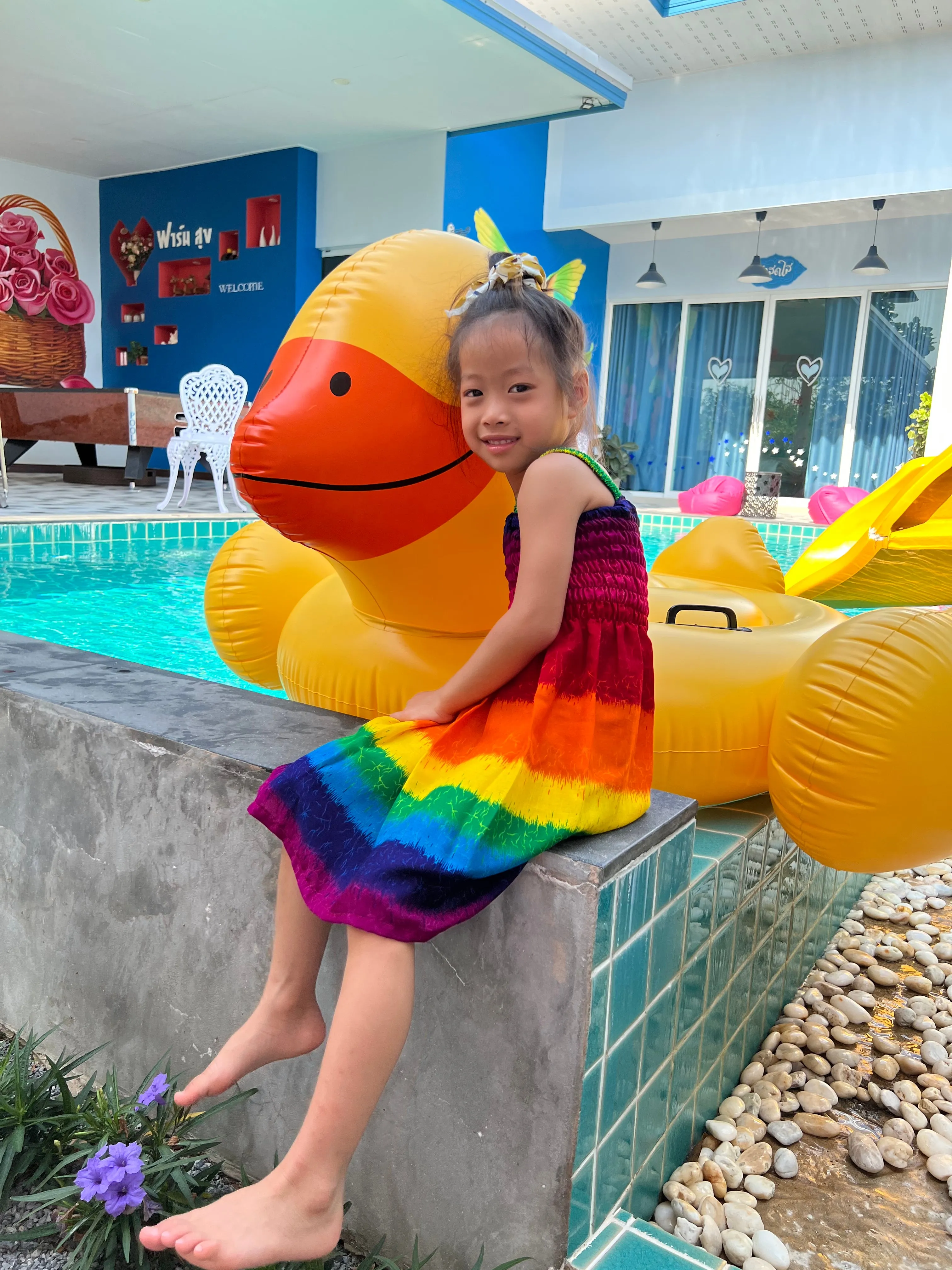 Rainbow Kids Summer Dress