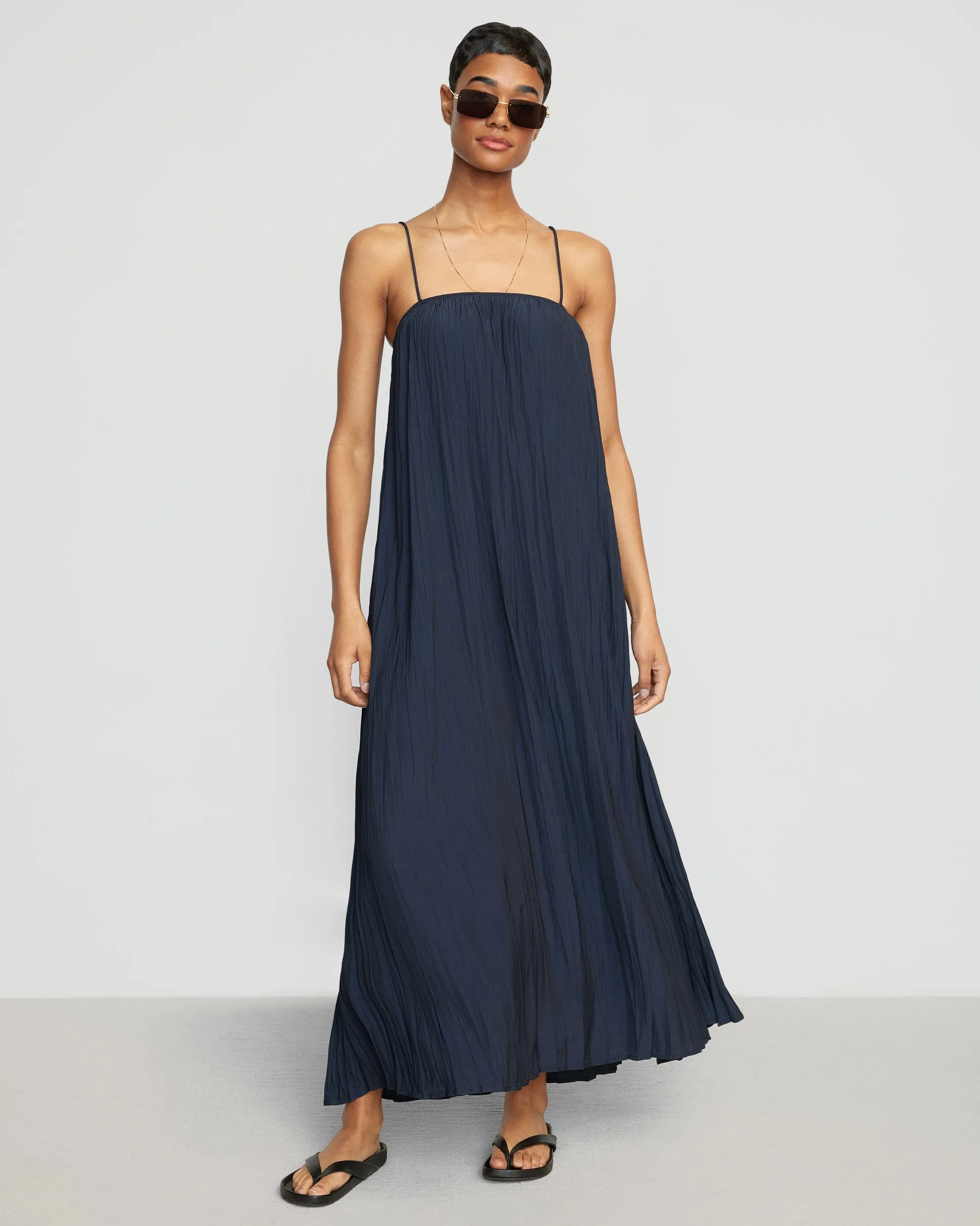 Solange Crinkled Maxi Dress