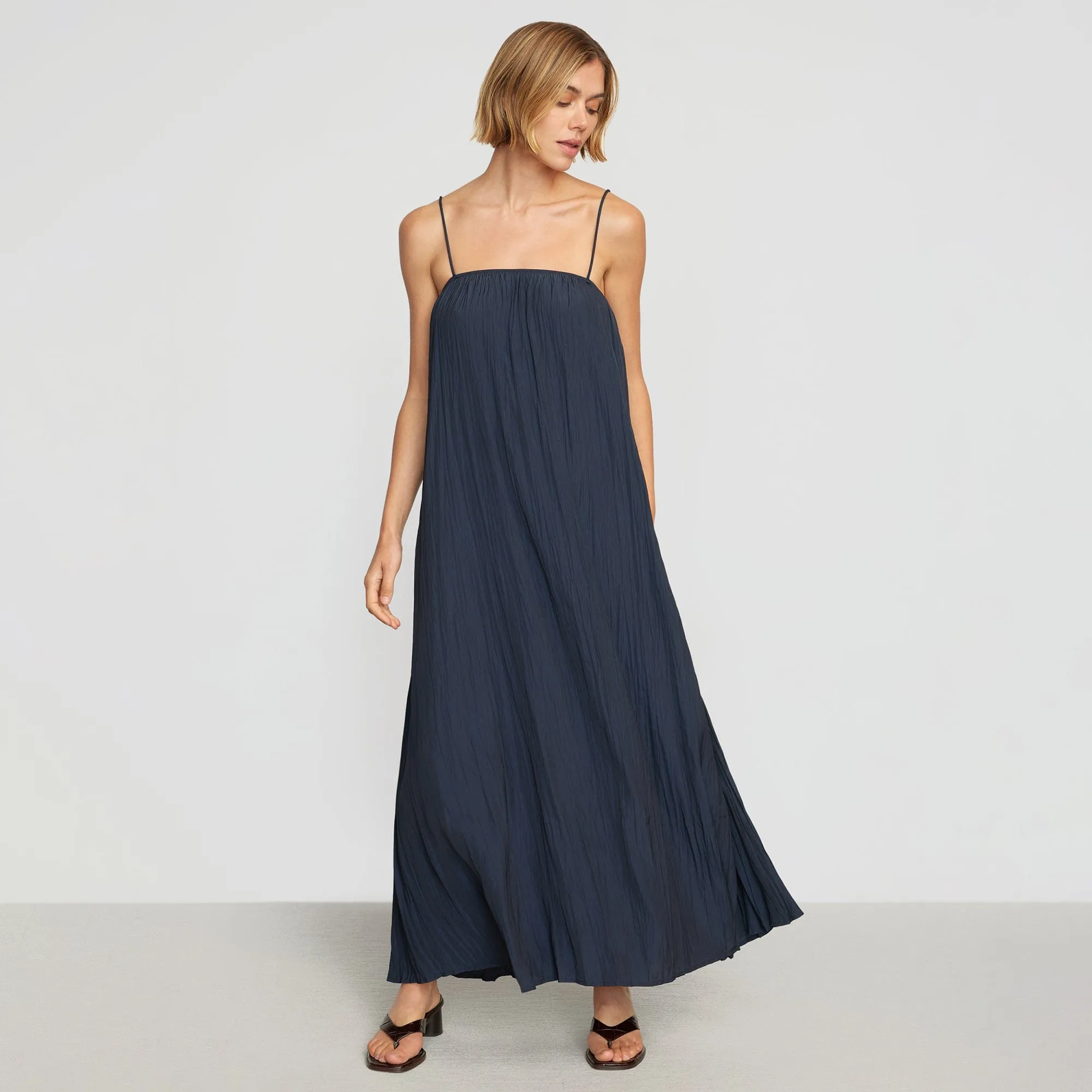 Solange Crinkled Maxi Dress