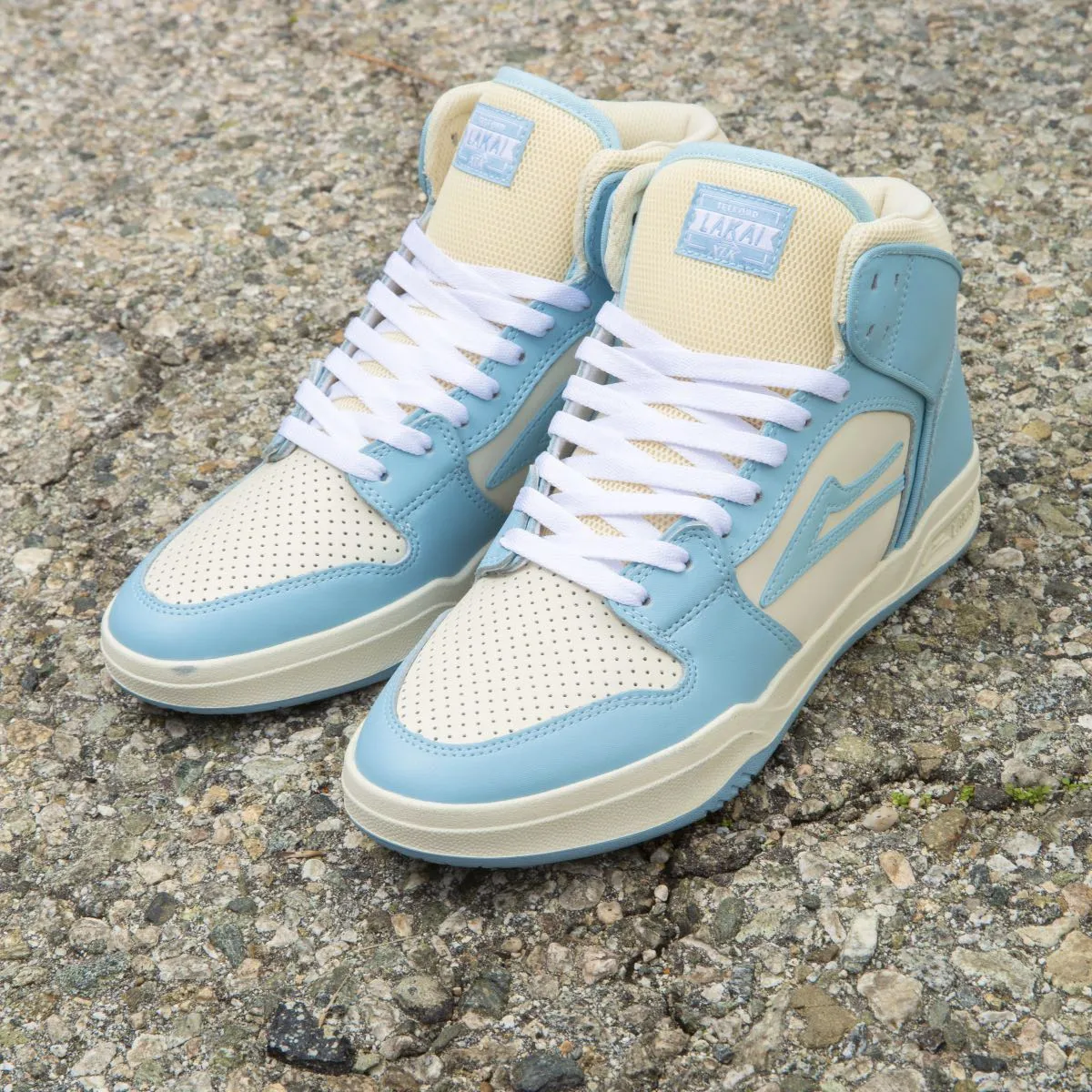 Telford - Light Blue/Cream Leather