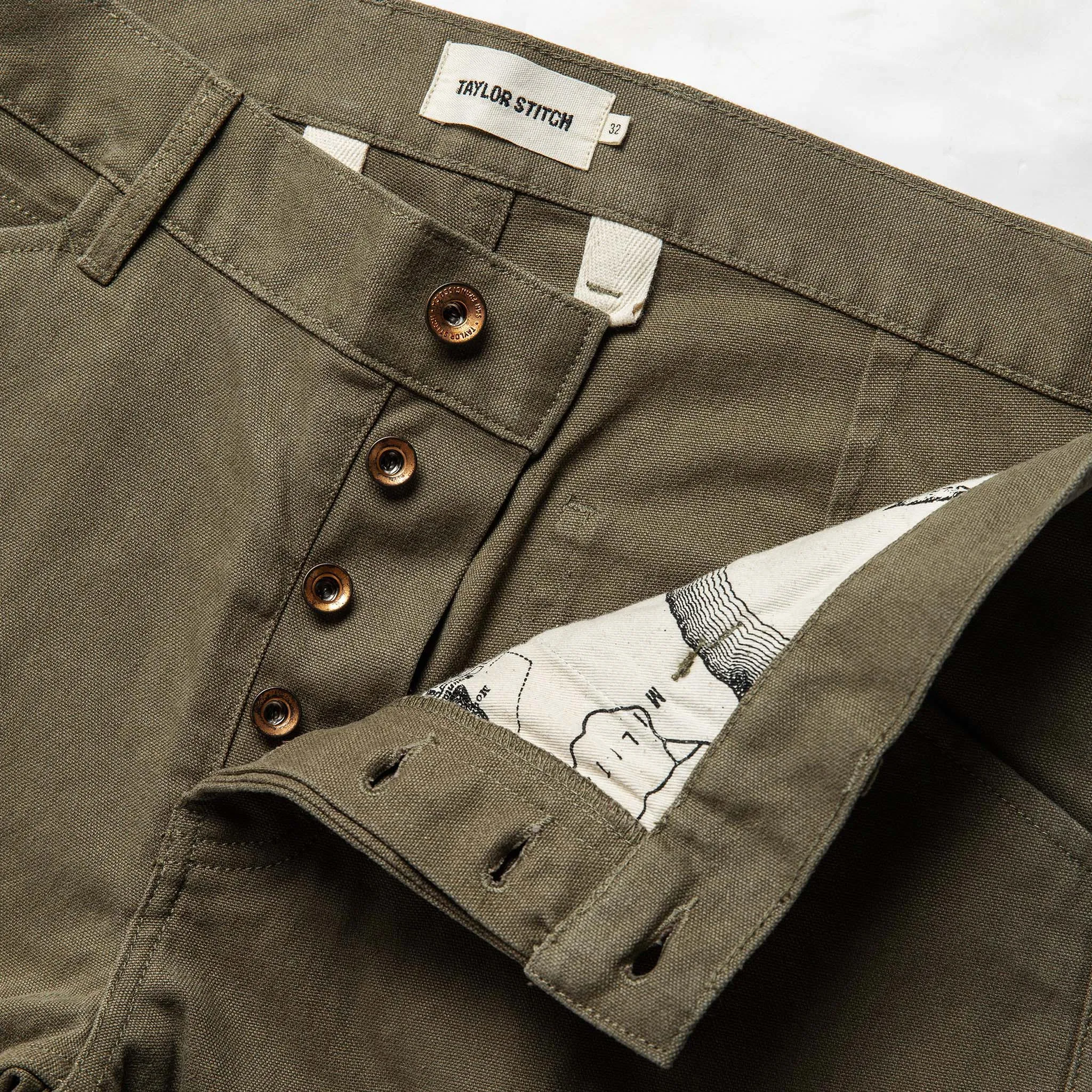 The Chore Pant in Stone Boss Duck