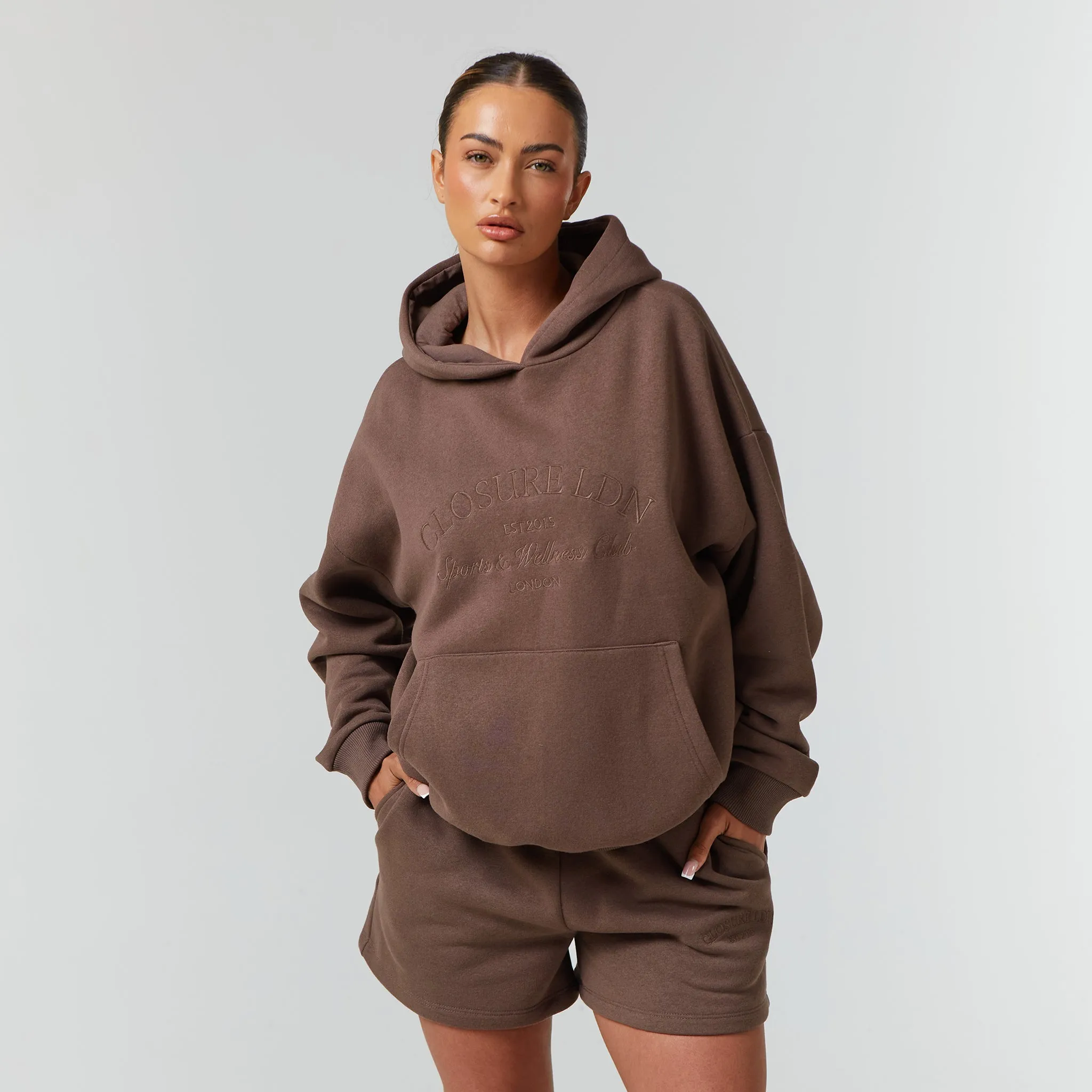 Tonal Arch Hood Twinset I Brown