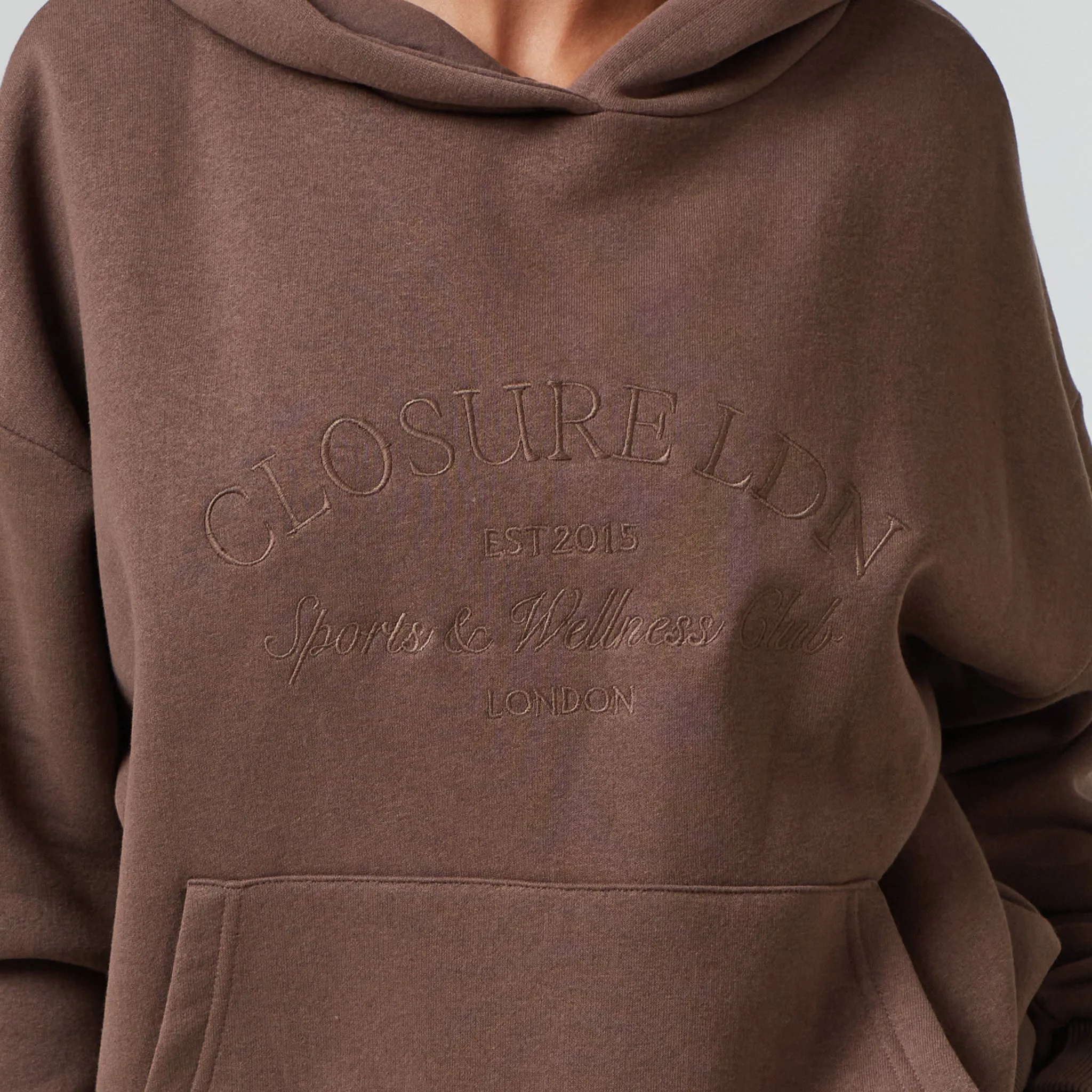 Tonal Arch Hood Twinset I Brown