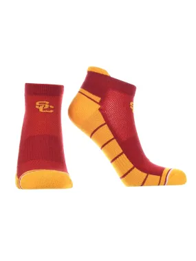 USC Trojans Low Cut Ankle Socks with Tab