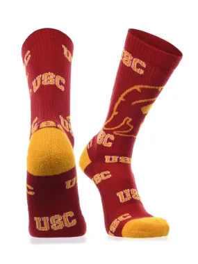 USC Trojans Socks Crew Length Sock Mayhem