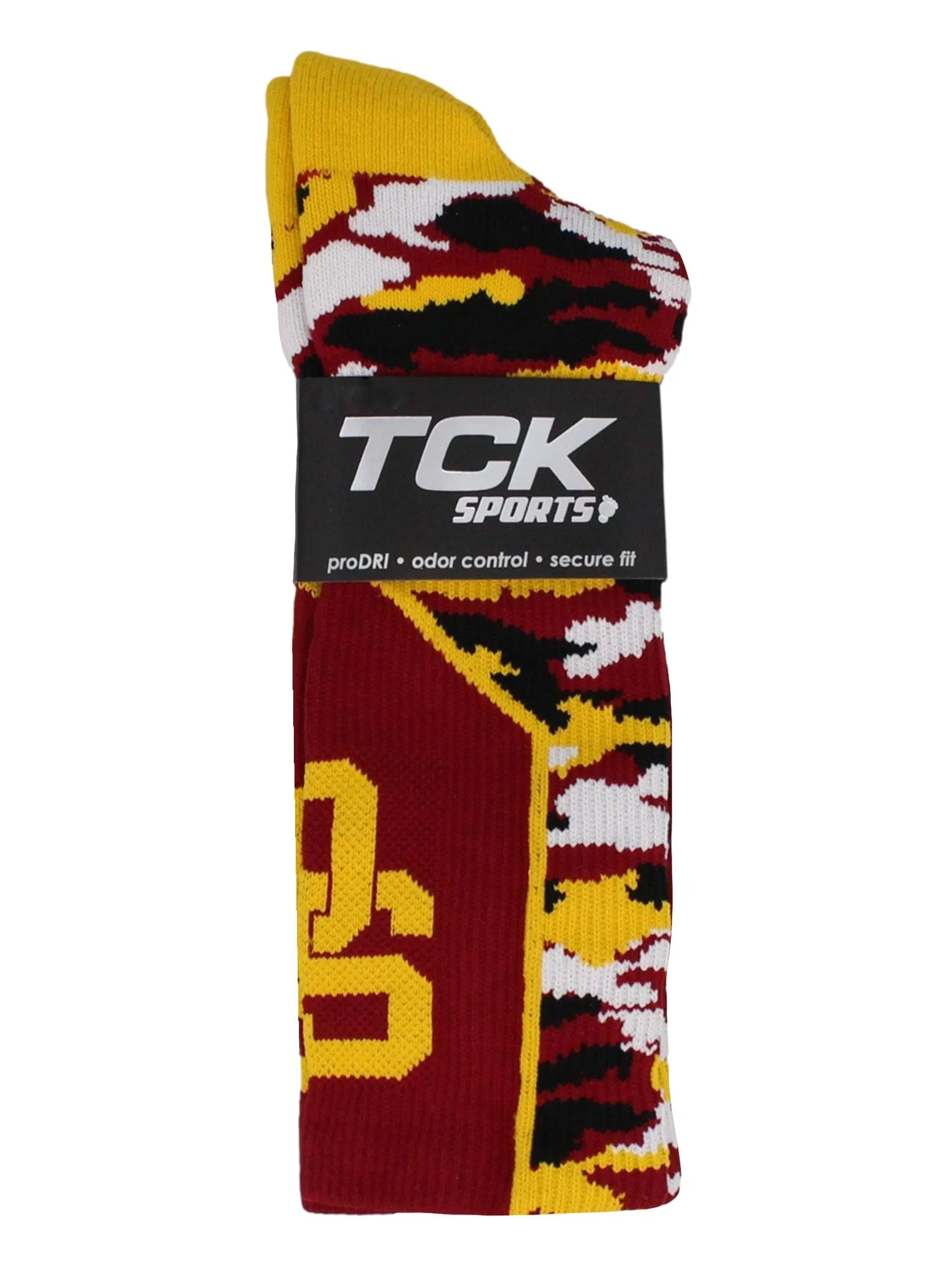 USC Trojans Woodland Camo Crew Socks