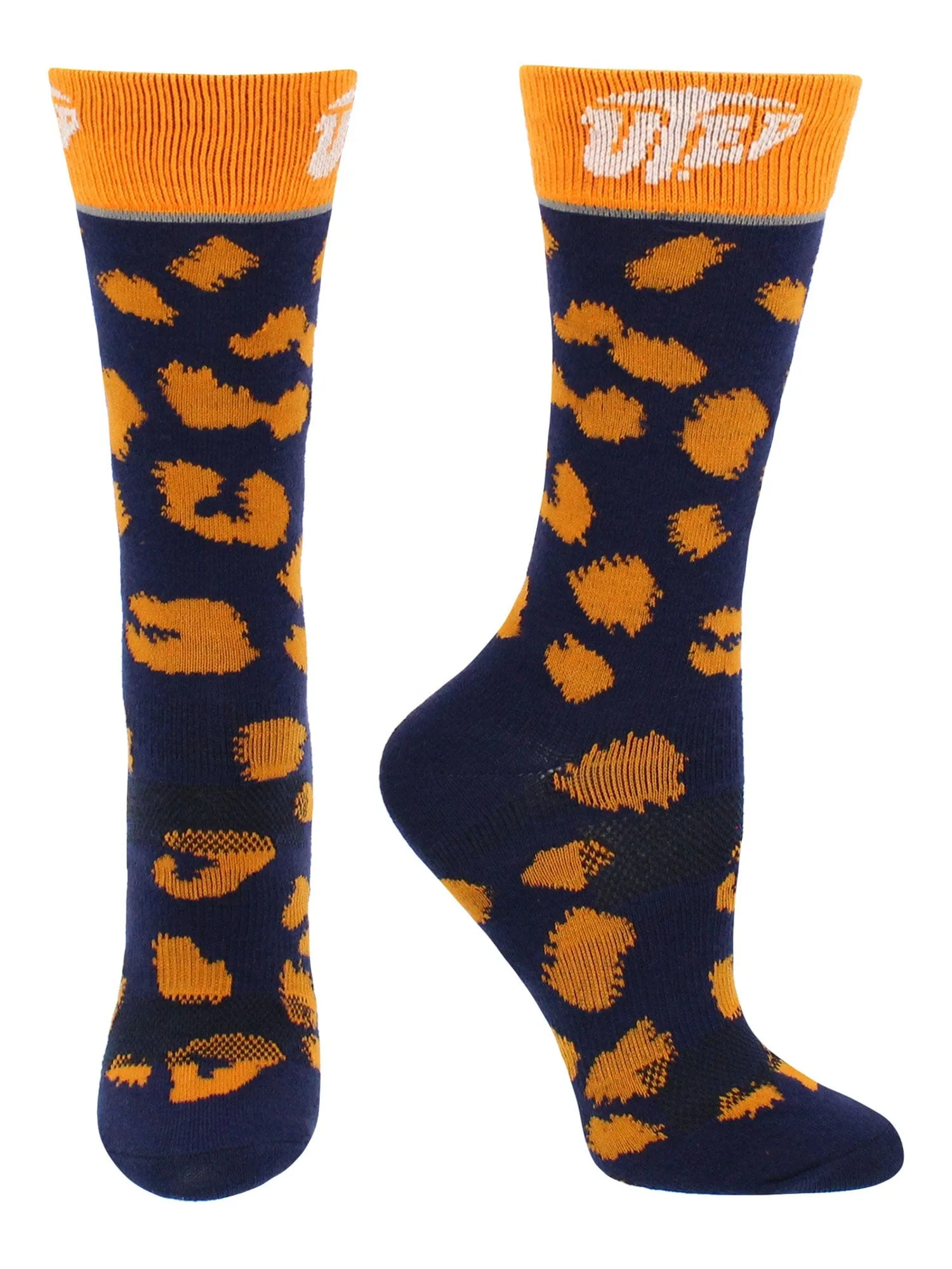 UTEP Miners Socks Womens Savage Crew Socks