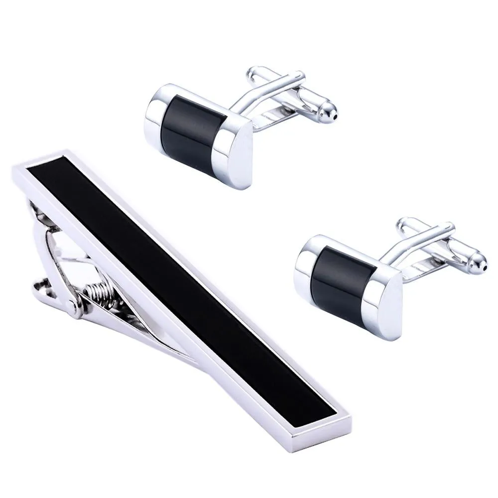 Vagula Tie Clip and Cufflinks Set