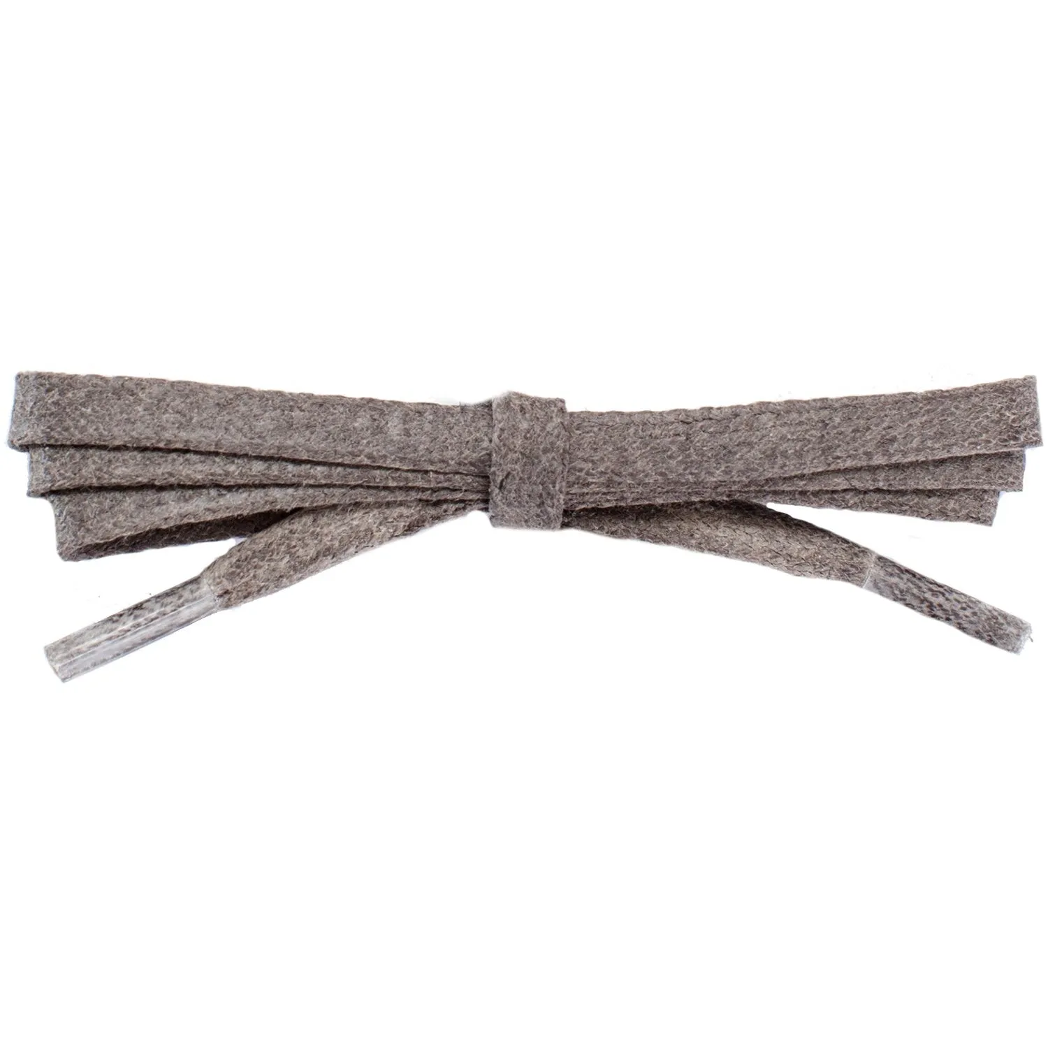 Waxed Cotton 1/4 Flat Dress Laces 1/4- Taupe (2 Pair Pack) Shoelaces