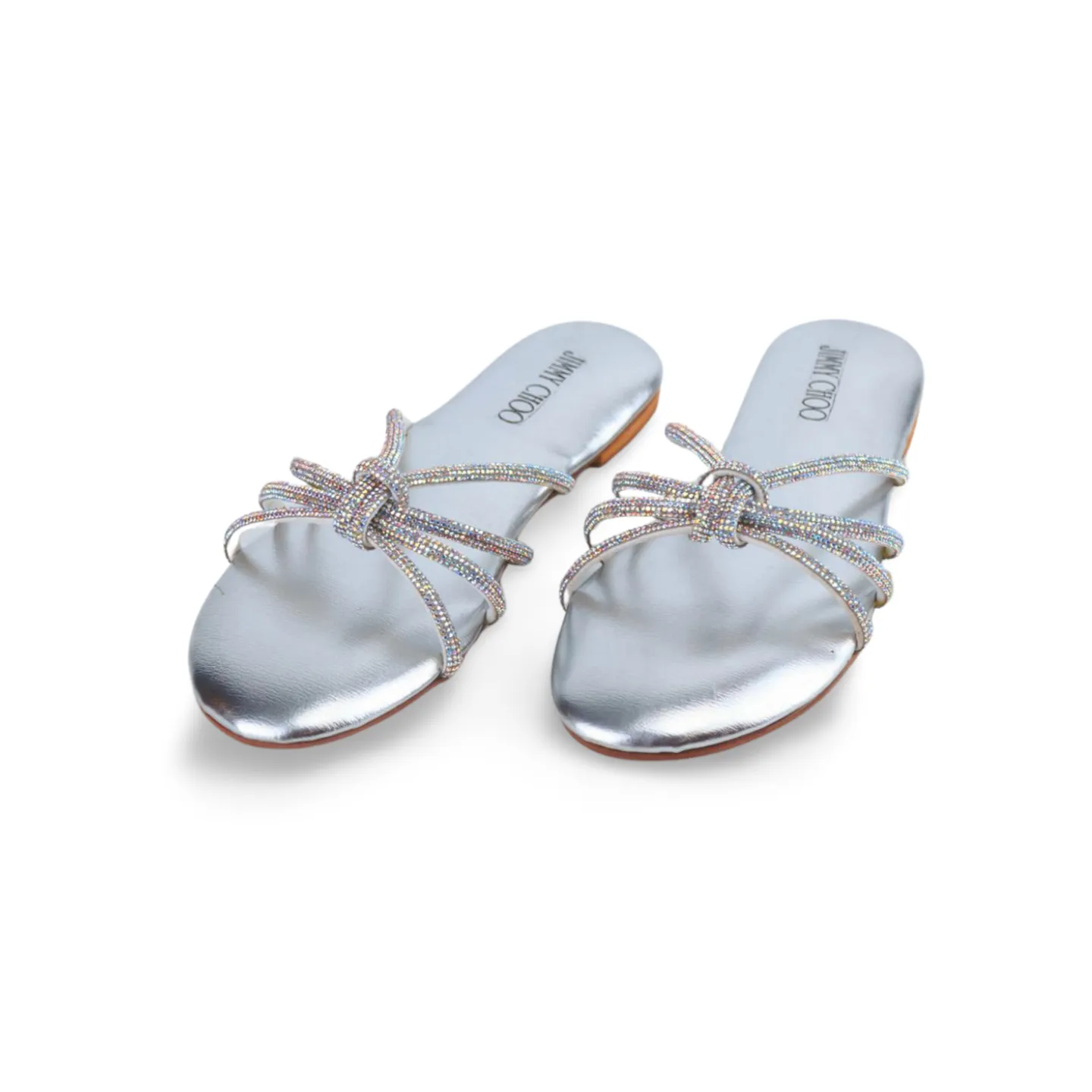 Women's Sandals with Rhinestones and Bows